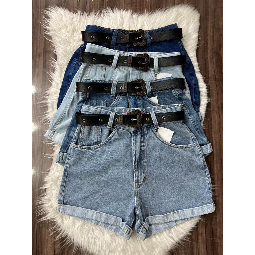 KIT 4 PEÇAS SHORTS JEANS